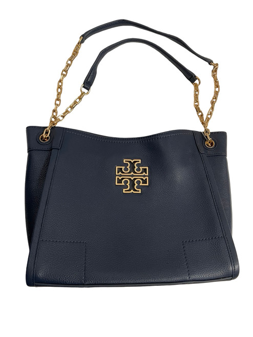 Vist Large View of Product Image Which is Used Tory Burch Large Leather Handbag