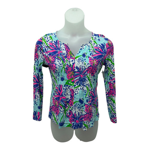 Vist Large View of Product Image Which is Used Lilly Pulitzer Long Sleeve Top S-4/6