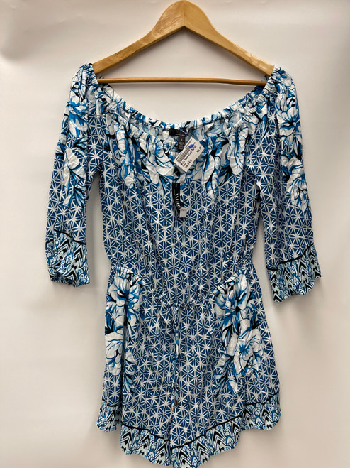 Vist Large View of Product Image Which is Used White House Black Market Romper S-4/6