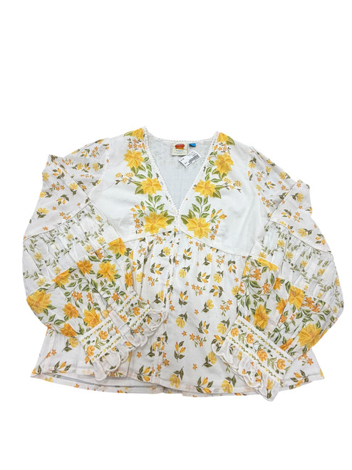 Vist Large View of Product Image Which is Used Farm Rio Long Sleeve Top L-12/14