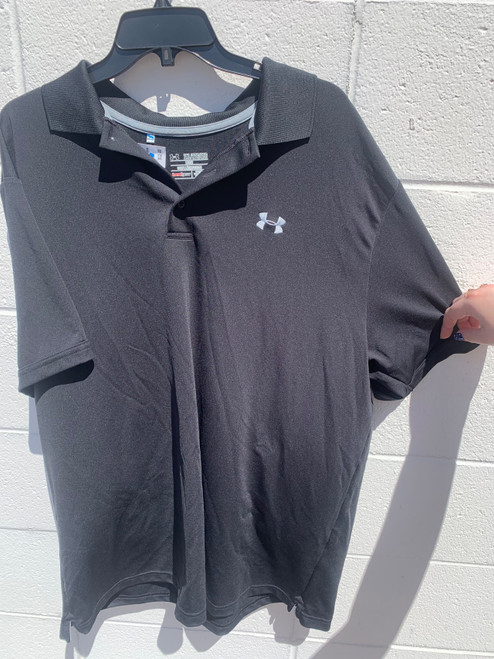 Vist Large View of Product Image Which is Used Under Armour Mens Short Sleeve Top 2X/18-18.5