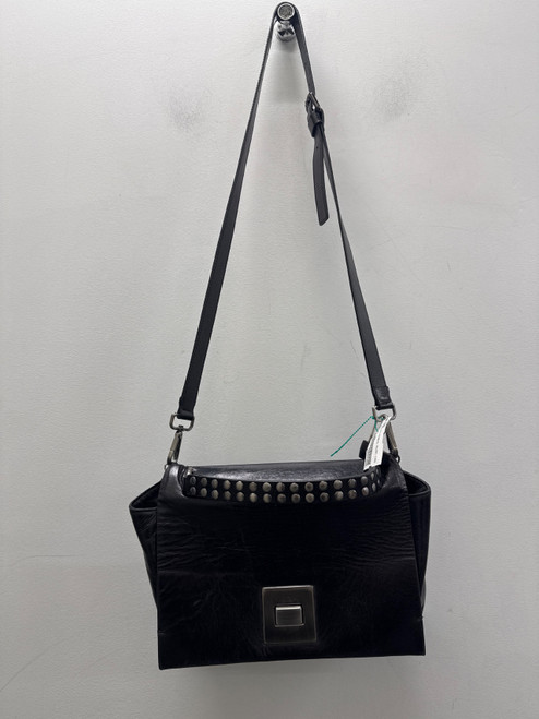 Vist Large View of Product Image Which is Used Black Small Leather Handbag