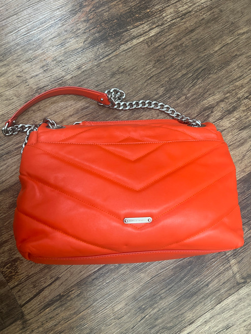 Vist Large View of Product Image Which is Used Rebecca Minkoff Large Leather Handbag