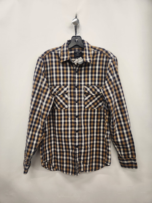 Vist Large View of Product Image Which is Used J. Crew Mens Long Sleeve Top S/14-14.5