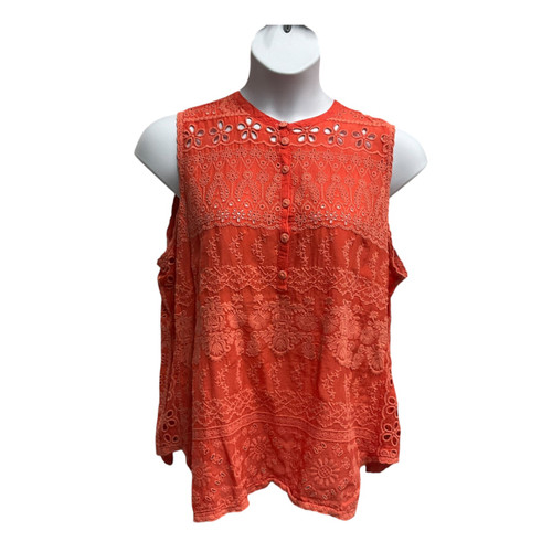 Vist Large View of Product Image Which is Used Johnny Was Sleeveless Top XL-16
