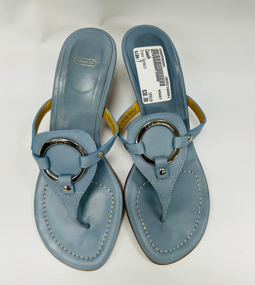 Vist Large View of Product Image Which is Used Coach Dress Sandals 7