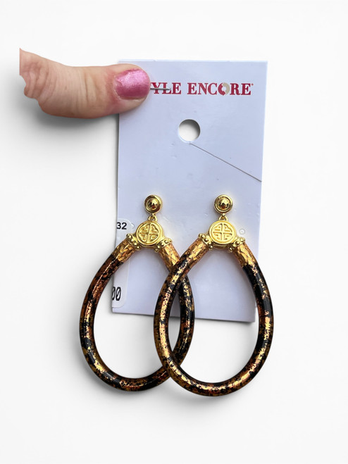 Vist Large View of Product Image Which is Used Budha Girl Earrings