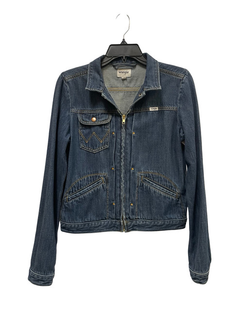 Vist Large View of Product Image Which is Used Wrangler Denim Jacket S-4/6