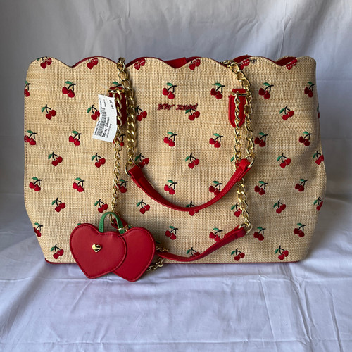 Vist Large View of Product Image Which is Used Betsey Johnson Large Handbag