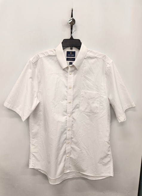 Vist Large View of Product Image Which is Used Stafford Mens Short Sleeve Top L/16-16.5
