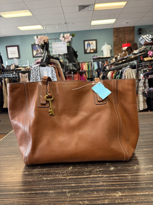 Vist Large View of Product Image Which is Used Fossil Small Leather Handbag