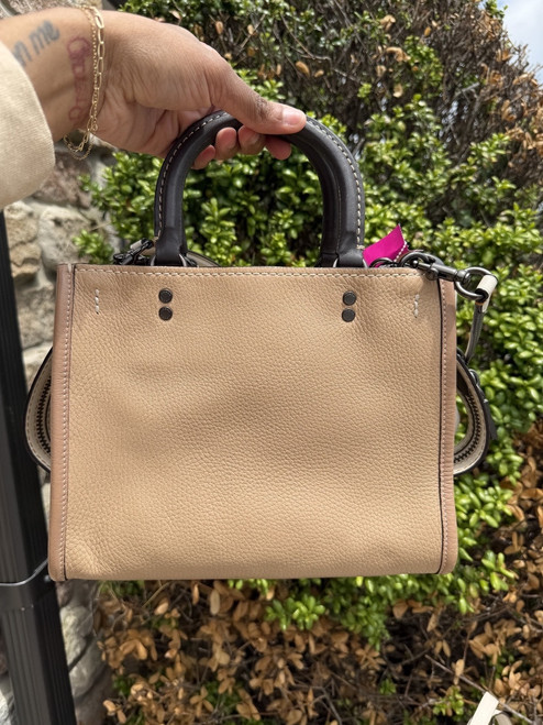 Vist Large View of Product Image Which is Used Coach Leather Handbag