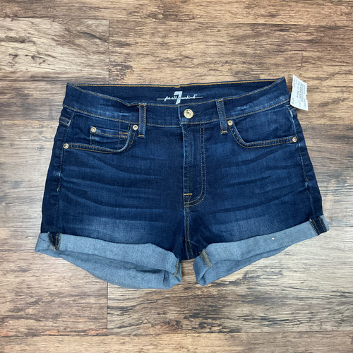 Vist Large View of Product Image Which is Used 7 For All Mankind Shorts 4-27