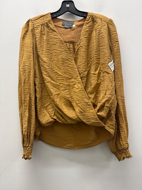 Vist Large View of Product Image Which is Used Tan Anthropologie Long Sleeve Top S-4/6