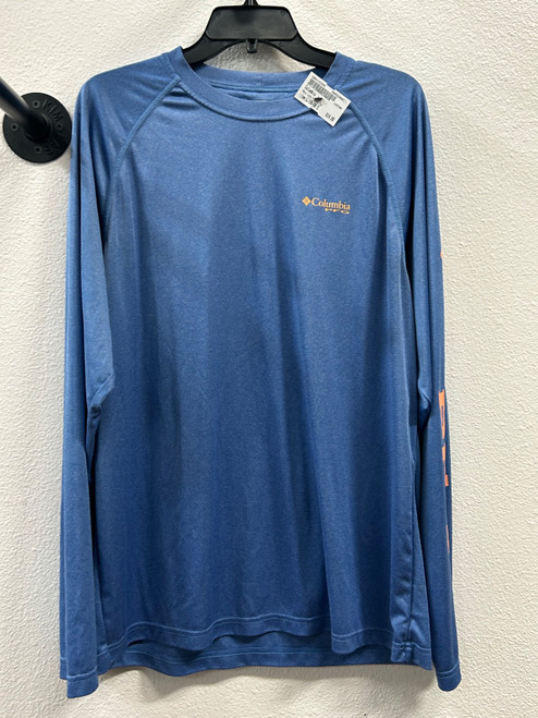 Vist Large View of Product Image Which is Used Columbia Mens Long Sleeve Top L/16-16.5