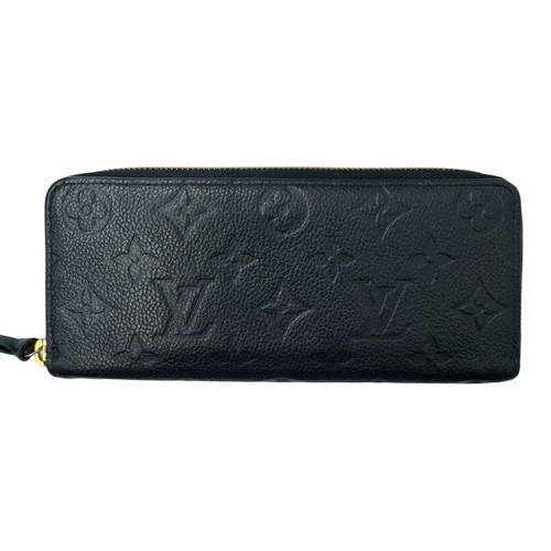 Vist Large View of Product Image Which is Used Louis Vuitton Empreinte Clemence wallet Black