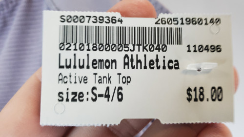 Vist Large View of Product Image Which is Used Lululemon Athletica Active Tank Top M-8/10