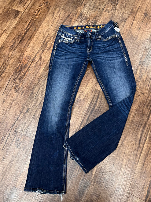Vist Large View of Product Image Which is Used Rock Revival Denim 8-29