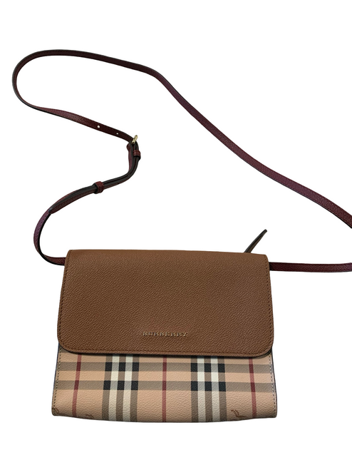 Vist Large View of Product Image Which is Used Burberry Small Leather Handbag