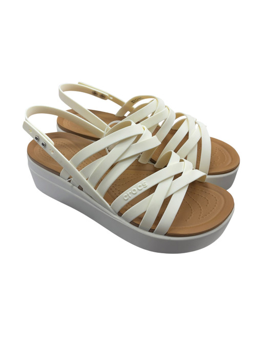 Vist Large View of Product Image Which is Used Crocs Wedge Sandals 8