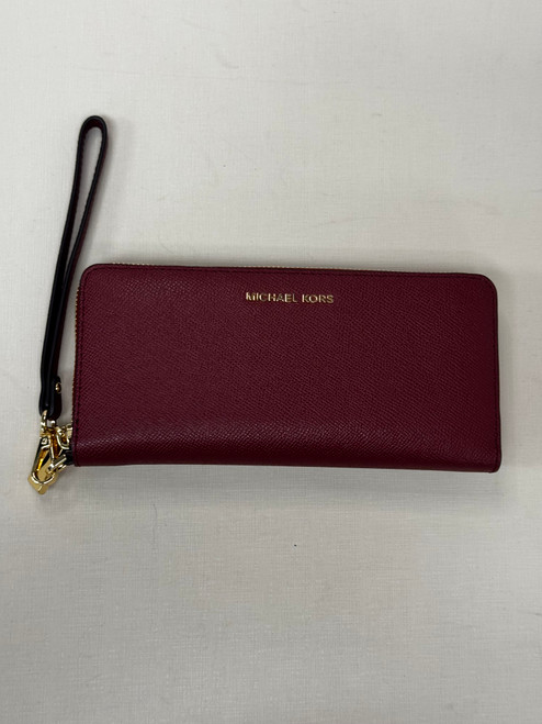 Vist Large View of Product Image Which is Used Michael Michael Kors Leather Wallet