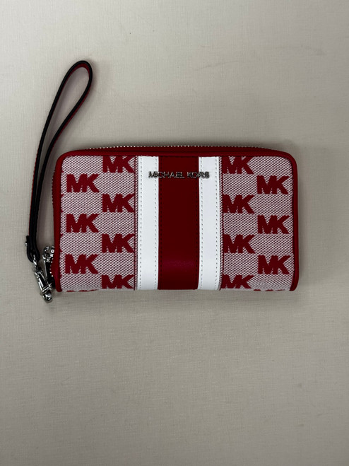 Vist Large View of Product Image Which is Used Michael Michael Kors Leather Wallet