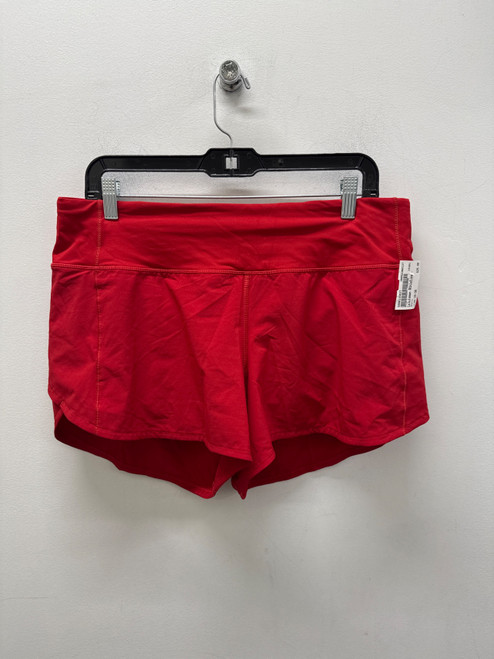 Vist Large View of Product Image Which is Used Red Lululemon Athletica Shorts 10-30