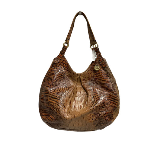 Vist Large View of Product Image Which is Used Brahmin Xlarge Leather Handbag