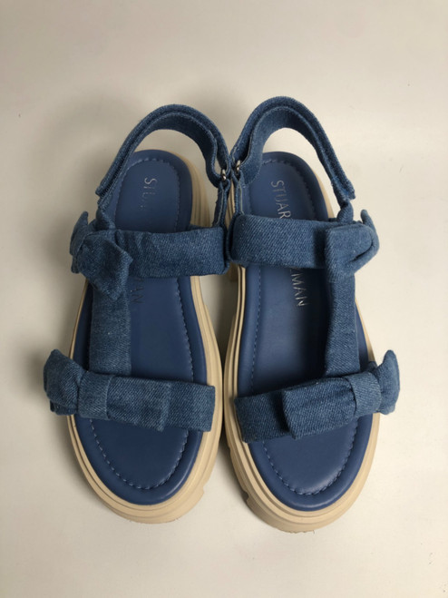 Vist Large View of Product Image Which is Used Stuart Weitzman Wedge Sandals 6.5