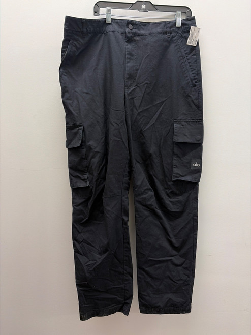 Vist Large View of Product Image Which is Used Black Alo Yoga Mens Venture Cargo Athletic Pant 36W