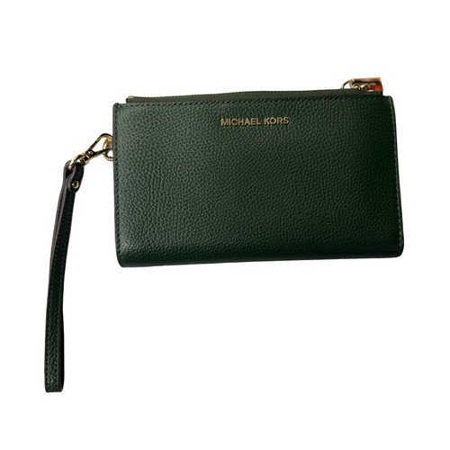 Vist Large View of Product Image Which is Used Michael Kors Leather Wallet