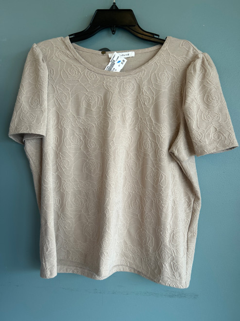 Vist Large View of Product Image Which is Used Rose & Olive Short Sleeve Top XL-16