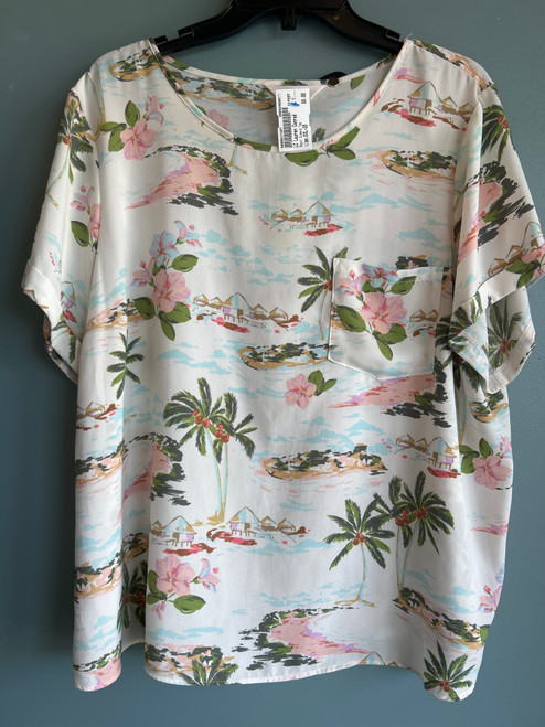 Vist Large View of Product Image Which is Used LC Lauren Conrad Short Sleeve Top XXL-20