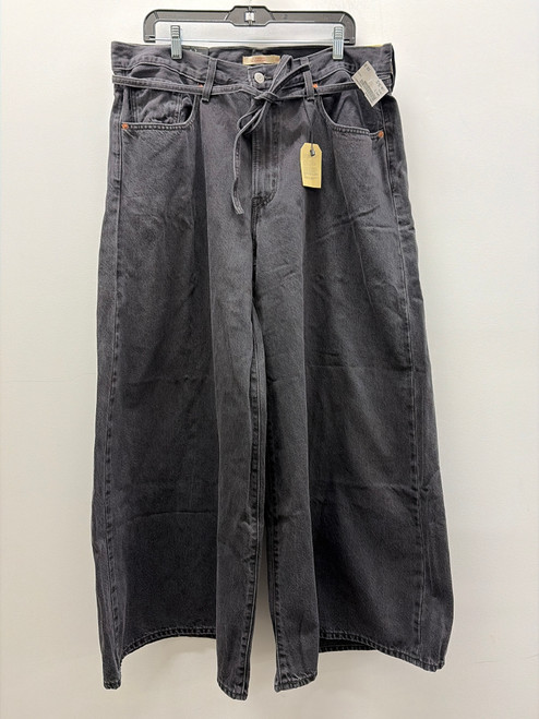 Vist Large View of Product Image Which is Used NWT Grey Levi's XL Super Wide Leg Denim 16-33