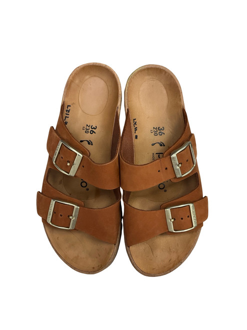 Vist Large View of Product Image Which is Used Birkenstock Wedge Sandals 5