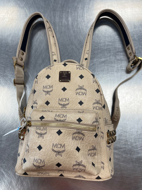Vist Large View of Product Image Which is Used MCM Munchen Small Leather Handbag