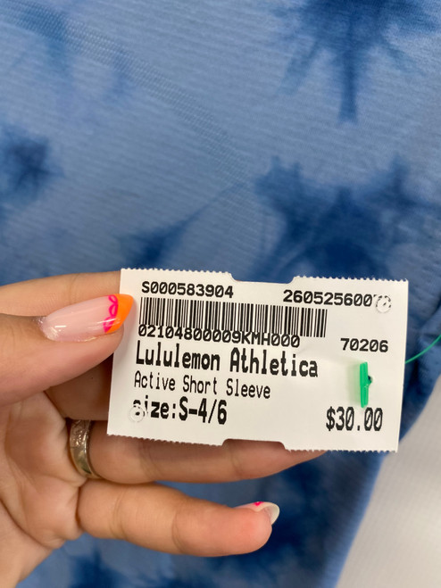 Vist Large View of Product Image Which is Used Lululemon Athletica Active Short Sleeve S-4/6