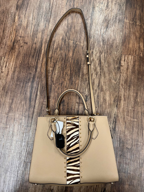 Vist Large View of Product Image Which is Used Michael Michael Kors Large Leather Handbag