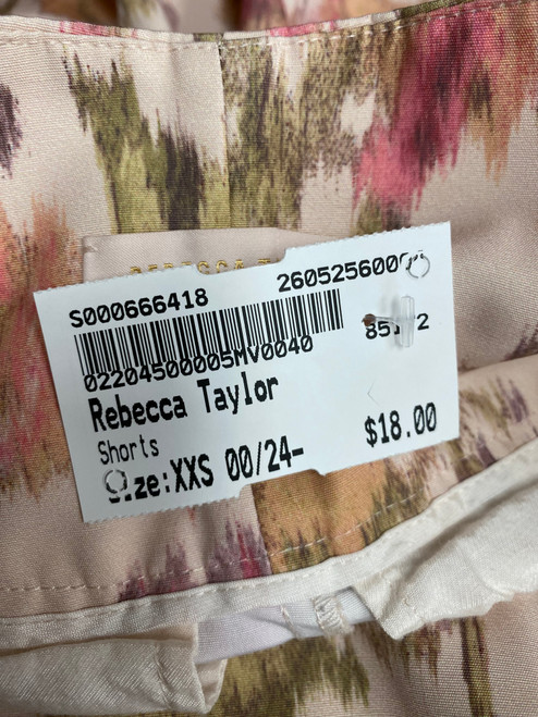 Vist Large View of Product Image Which is Used Rebecca Taylor Shorts XXS 00/24-25