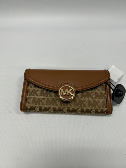 Vist Large View of Product Image Which is Used Michael Michael Kors Leather Wallet