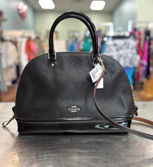 Vist Large View of Product Image Which is Used Coach Small Leather Handbag