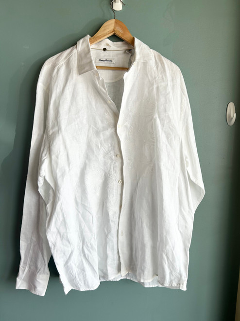 Vist Large View of Product Image Which is Used Tommy Bahama Mens Long Sleeve Top L/16-16.5