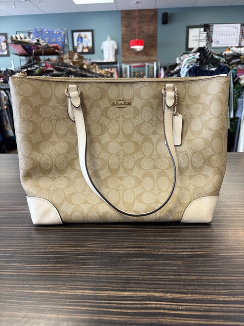 Vist Large View of Product Image Which is Used Coach Small Leather Handbag