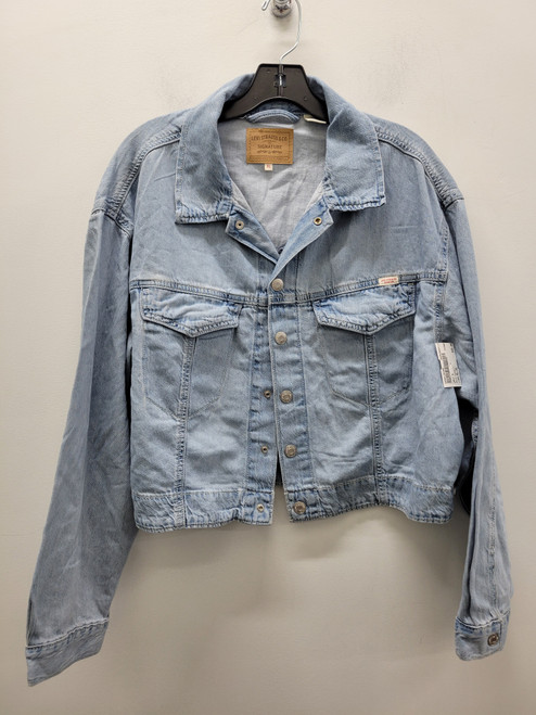 Vist Large View of Product Image Which is Used  Blue Levi's Denim Jacket XL-16