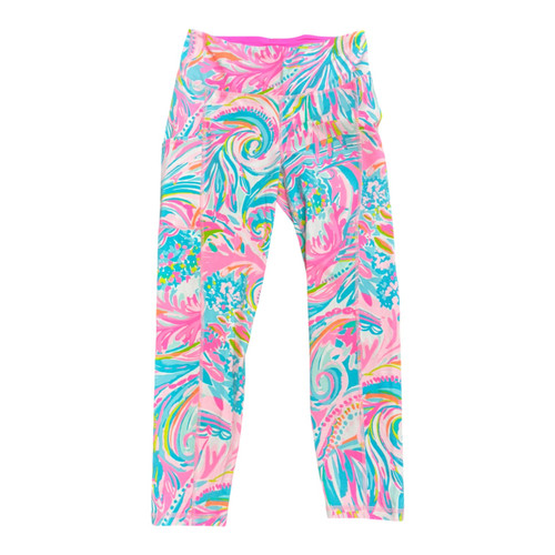 Vist Large View of Product Image Which is Used Lilly Pulitzer Active Leggings M 8-10/28-30