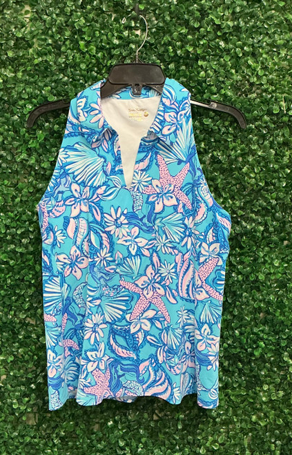 Vist Large View of Product Image Which is Used Lilly Pulitzer Active Tank Top M-8/10