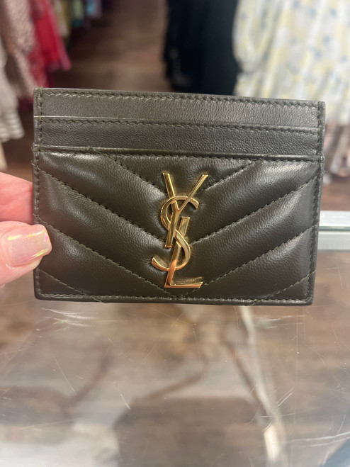 Vist Large View of Product Image Which is Used Yves Saint-Laurent Leather Wallet