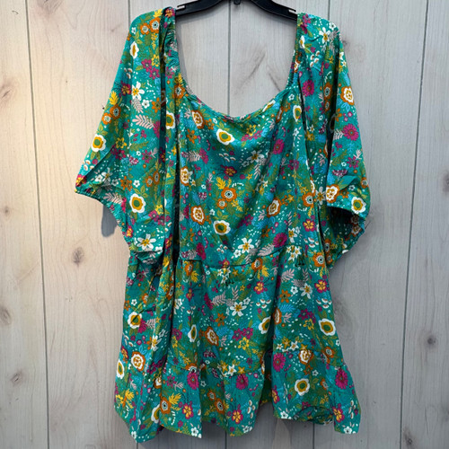 Vist Large View of Product Image Which is Used Unbranded Short Sleeve Top 6X-28/30