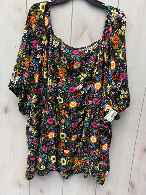 Vist Large View of Product Image Which is Used Unbranded Short Sleeve Top 6X-28/30