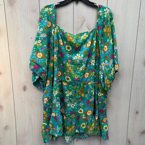 Vist Large View of Product Image Which is Used Unbranded Short Sleeve Top 6X-28/30